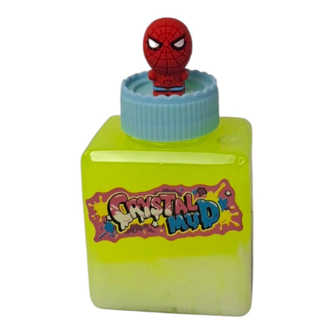 Crystal Mud yellow Slime Jar with Figure