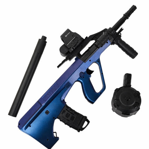 AUG Electric Water Bullet Gun Sniper Rifle with Scope and Drum Magazine