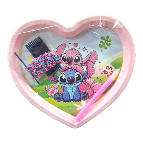 Heart-Shaped Beads Craft Set with Stitch Design