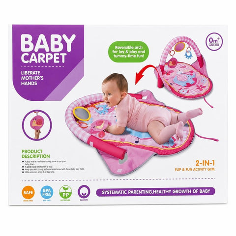 Baby Carpet 2-in-1 Flip & Fun Activity Gym