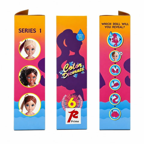 Barbie Color Decorate Reveal Doll - Series 1