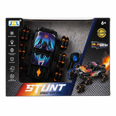 Stunt Spray Jeep Car 6-Wheel 2.4GHz Remote Control