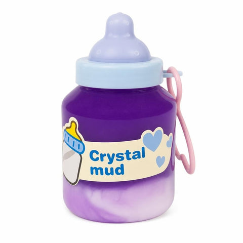 Crystal Mud Bottle Slime - Purple
