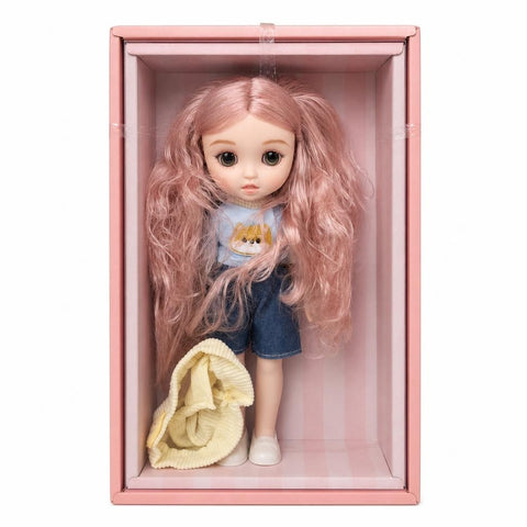 Luxury Doll with Pink Hair