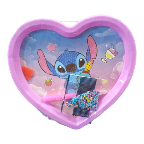 Stitch Heart Beads Art & Craft Set 16 cm