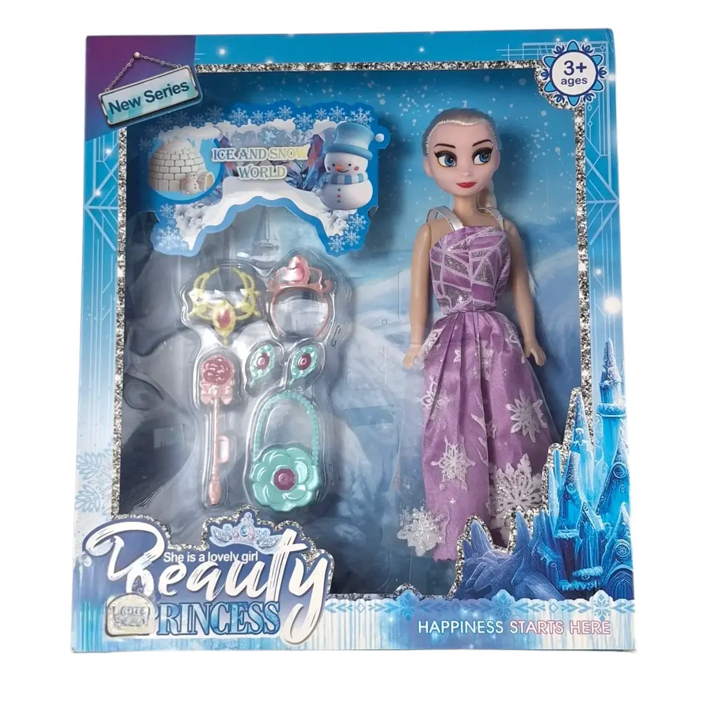 MY3207B FROZEN 11.5 HOLLOW DOLL SET