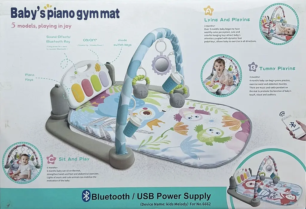 BABY PIANO GYM MAT 6660B