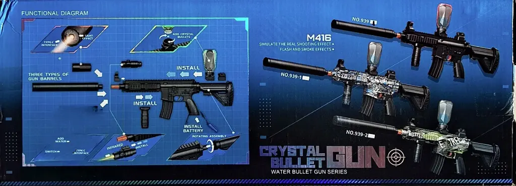   MH32-35-939 M416 crystal bullet gun
