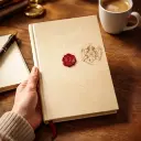 Harry Potter Hogwarts-style premium hardcover notebook