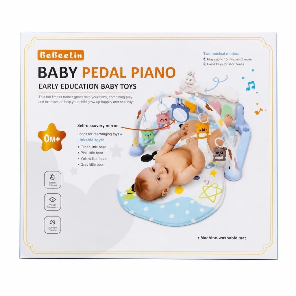 Baby Pedal Piano with Activity Gym